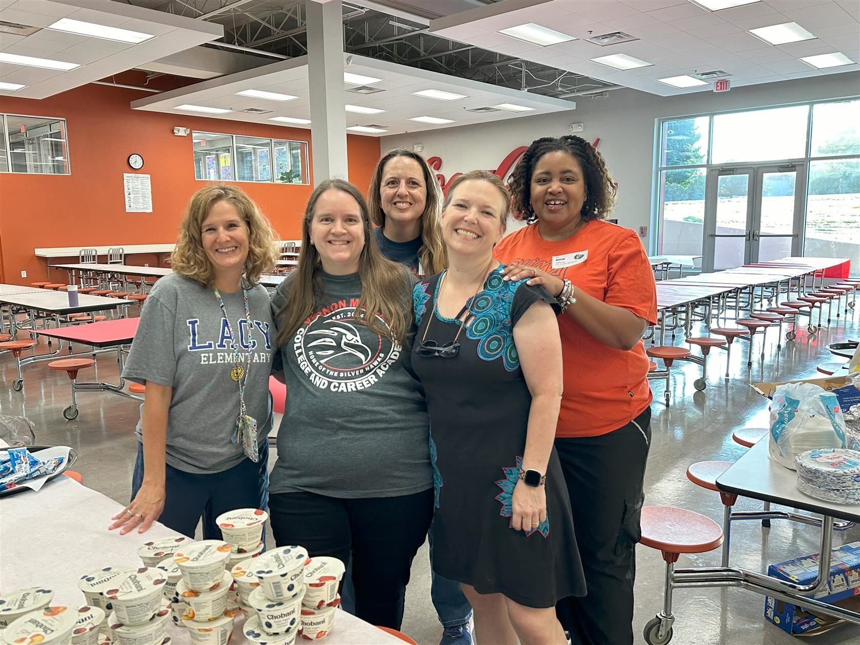 PTSA Parents at Senior Breakfast